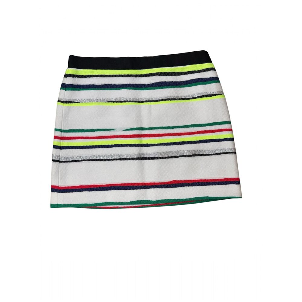 Milly Minis Couture Stripe Mini Skirt Size 10 NWT